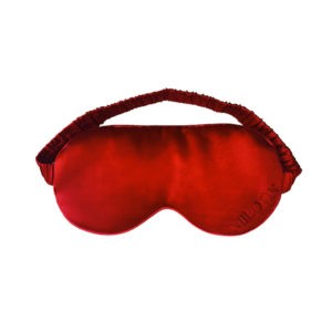 MILOON SILK SLEEPING MASK ELEGANT RED