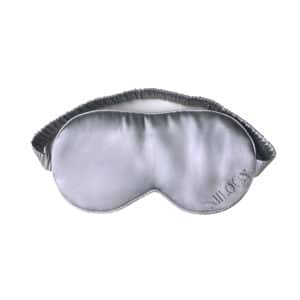 MILOON SILK SLEEPING MASK GLAMUROUS SILVER